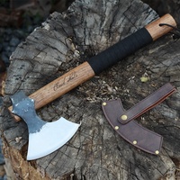 TL5031 Offre Spéciale manche en bois massif hache tactique hache à fendre le bois à la main pour Camping en plein air hache tête en acier au carbone