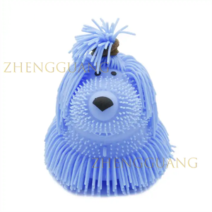 Giocattoli Zhengguang 2024 Super Soft Squishy Fidget nodles cane giocattolo Anti-Stress rilievo spremere palle lungo peloso cucciolo giocattoli per bambino - Product Image 3