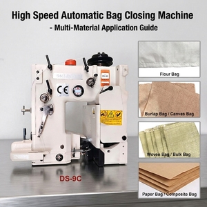 Nueva Máquina Automática de Alta Velocidad para Cerrar Bolsas, Máquina de Coser para Cerrar Bolsas Tejidas de PP - Product Image 1