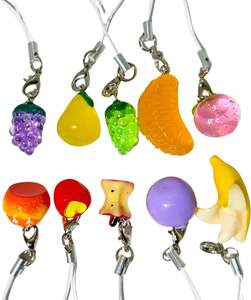 Resin Fruits <strong>Charms</strong> for Children's DIY Jewelry Making Elegant Grape Apple Pendant Accessories Earrings Necklace Great Gift - Product Image 5