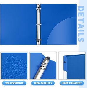 Chất kết dính nhựa, dung lượng 100 tấm & Túi, thư mục lưu trữ đa chức năng, văn phòng, trường học, trường đại học và gia đình, văn phòng phẩm. - Product Image 6