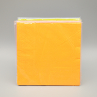 Serviettes en papier imprimées monocolores, logo personnalisé, serviettes en papier jetables, vente en gros