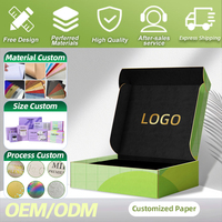 Caja de Envío de Cartón Corrugado Plegable para Cosméticos y Ropa, Ecológica, de Buena Calidad, con Logotipo Personalizado