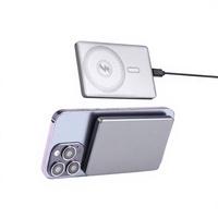 Chargeur sans fil magnétique 10000mAh, batterie externe ultra-fine 7mm, charge rapide PD 20W, banques d'alimentation portables