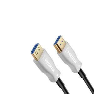 Wholesale VCOM Audio Video Cable 24K Gold Plated HDMI 4K Cable UHD AOC 2.0V  Active Optical Fiber HDR HDCP HDMI Cable for Computer PS5 From m.