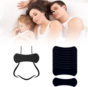 Adult Strong Viscosity Sports Nasal Strip <b>Black</b> Ventilation Nose Patch Oil-Proof Sweat-Proof Mouth Patches for Body Patches - Product Image 6