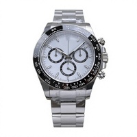Montre de haute qualité, étanche, 40 mm, ARF Factory, acier 904L, mouvement 4131, Chrono White Panda Diver