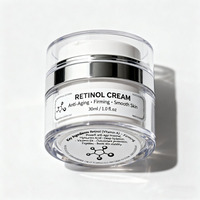 Crema orgánica de colágeno con retinol de vitamina C E, crema hidratante facial antienvejecimiento para reducir las manchas oscuras