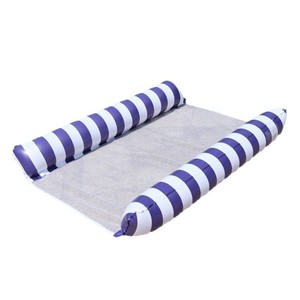 TANYOZHE Inflatable Floating Lounger 122x70cm Striped Design With Netting For <b>Pool</b> Relaxation - Product Image 4