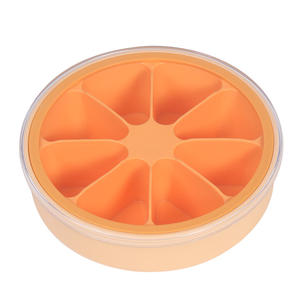 Moldes de silicona para cubitos de hielo S241 al por mayor, sin BPA, mini cubos de plástico con tapa - Product Image 3