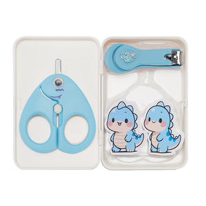 OEM taşınabilir 4-Piece bebek yürüyor manikür kiti bakım bakım için saklama kutusu ile bebek tırnak makası tırnak - Product Image 2