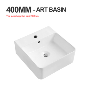 Oferta Especial: Lavabos Modernos de Cerámica Rectangulares para Encimera, con un Solo Orificio, Fáciles de Limpiar, <span class=keywords><strong>MUBI</strong></span> para Baño - Product Image 4