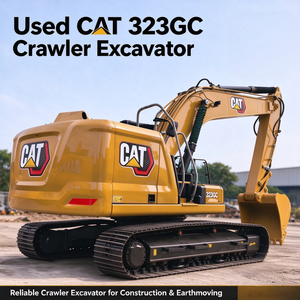 Excavadora de cadenas Caterpillar 323GC usada, modelo 2024, 22 toneladas, cucharón de 0.6 m, pocas horas de trabajo, para construcción de ingeniería. - Product Image 1