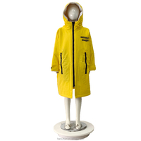 Peignoir à langer imperméable avec capuche-Peignoir surdimensionné à séchage rapide pour adultes/enfants Utilisation de la plage/natation