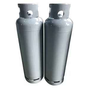 Tanque de gás propano DOT4BW cilindro de gás propano de aço 100lb para venda 108L cilindro de gás propano comercial para venda