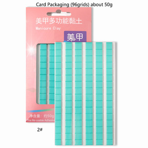 Plaque de support multifonctionnelle en argile pour ongles, pour la fixation de couleurs et la présentation de bijoux, décoration DIY 5D pour nail art, pratique, 18.5x10.5cm - Product Image 2