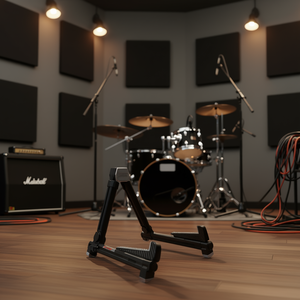 Soporte de Guitarra de Aleación de Aluminio, Ajustable, Plegable, Universal, para Guitarra Acústica, Eléctrica, Bajo, Escenario y Estudio - Product Image 2