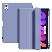Coque de protection antichoc souple en TPU avec étui porte-crayon droit pour iPad Air 13 pouces 2024