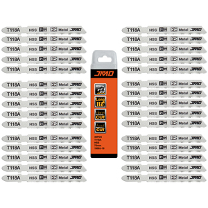 Lames de <span class=keywords><strong>scie</strong></span> <span class=keywords><strong>sauteuse</strong></span> JMD 30PCS T118A Lames de <span class=keywords><strong>scie</strong></span> <span class=keywords><strong>sauteuse</strong></span> pour la découpe de métal - Product Image 1