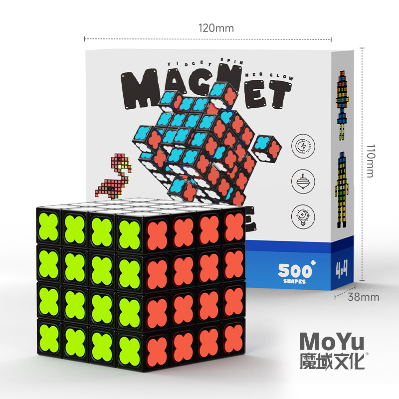 Cubos Magnéticos en el Dominio Mágico (4x4)
