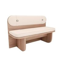 Banquettes murales pour restaurants à thème, banquettes en bois personnalisées, combinaisons de café, sièges commerciaux