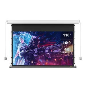 Prix usine 110 pouces écran de projecteur motorisé 4K HD Nano écran de projecteur en tissu doux