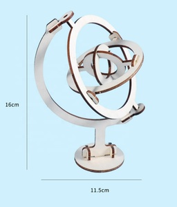 Esfera Armilar de Madera, Modelo Astronómico Antiguo, Teodolito Ecuatorial, Tecnologí<span class=keywords><strong>a</strong></span> DIY de Ensamblaje Manual, Pequeños Materiales Didácticos - Product Image 3