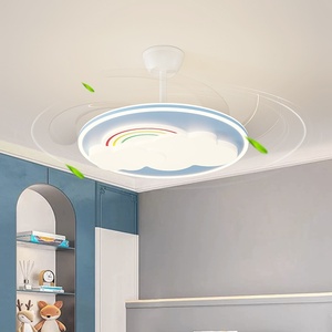Lámpara de techo con ventilador para restaurante, dormitorio, habitación infantil, cálida, con protección ocular, para toda la casa, lámpara Zhongshan - Product Image 3