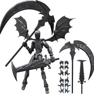 Dark Death T13 Personalizado, Figura de Acción Articulada Impresa en 3D, Modelo de PVC para Coleccionar, Escala 1:1, Temática de Fantasía y Ciencia Ficción, Nuevo - Product Image 3