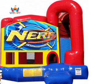 Château gonflable à thème de qualité commerciale pour fêtes et événements d'enfants, château de saut robuste - Product Image 1