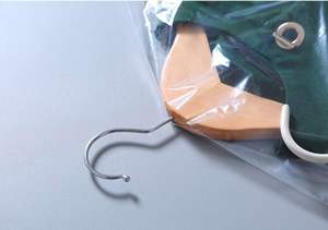 Sacs à vêtements en <span class=keywords><strong>plastique</strong></span> transparent bon marché pour suspendre les vêtements, sacs de nettoyage à sec housses de protection pour vêtements - Product Image 6