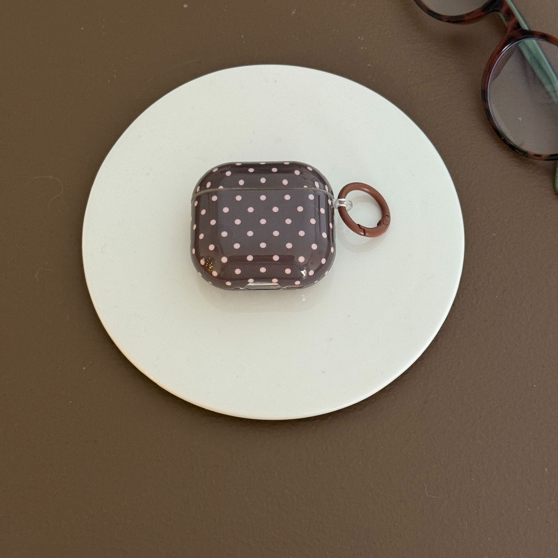Brown Polka Dot Ring