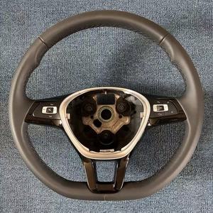<span class=keywords><strong>Volante</strong></span> modificado de cuero personalizado para VW Volkswagen <span class=keywords><strong>Golf</strong></span> R <span class=keywords><strong>5</strong></span> 6 7 MK5 MK6 MK7 <span class=keywords><strong>Gti</strong></span> Passat CC <span class=keywords><strong>volante</strong></span> - Product Image 3