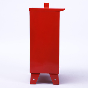 Portable Power Meter <b>Switch</b> Storage Box Red Industrial Floor <b>Standing</b> With Lock And Handle For Construction Site Use - Product Image 2