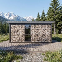 Casas Modulares Prefabricadas Plegables de 20 Pies, Dormitorios de Alquiler, Casas Pequeñas Aisladas de Acero, Soporte Personalizado OEM ODM