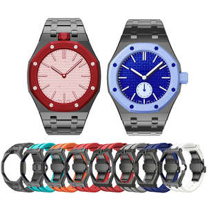 Kit de modification complet de luxe Upro pour Audemars - Piguet - Swatch Royal Pop Collection, boîtier de montre en acier inoxydable et bracelet en caoutchouc - Product Image 1