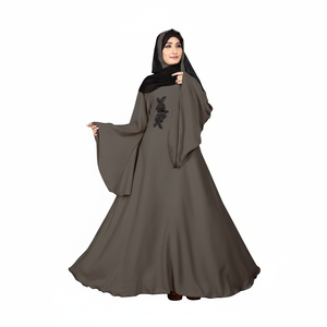 Ropa islámica Abaya vestido musulmán vestido islámico mujeres Abaya de talla grande manga larga elegante Turquía Dubai Abaya - Product Image 1