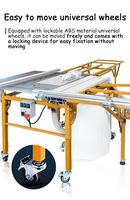 Scie à panneaux coulissante pour la fabrication d'armoires, machine à découper le bois, haute précision, portable