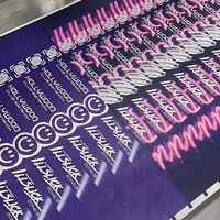 Bracelets en papier personnalisés avec logo couleur, imperméables et imprimés numériquement pour concerts