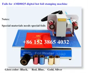 Amydor 8025 AMD8025 dijital altın folyo BASKI MAKİNESİ/sıcak folyo damgalama makinesi/folyo yazıcı için deri kağıt kitap kapağı