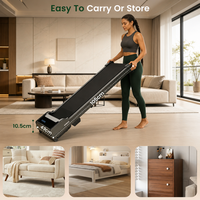 Tapis de course électrique intelligent pliable et portable sans fil avec écran LCD, compact, silencieux, idéal pour les espaces restreints, la maison ou le bureau