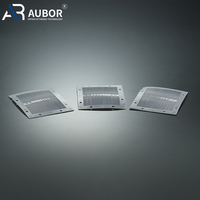 Lentille de Fresnel personnalisée en gros, capteur PIR, feu de circulation LED, linéaire, cylindrique, carré, PMMA, HDPE, haute température, grand angle, collimation