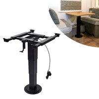 HEYRV-Pied de table pneumatique pour camping-car, avec rotation à 360 degrés vers le haut et vers le bas, pour camping-car, caravane et camping-car