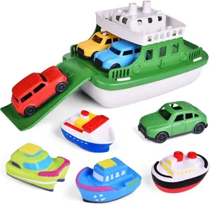 गर्म बेच नाव स्नान खिलौने सेट बच्चों के लिए 4 के साथ बच्चे के लिए नाव बाथटब खिलौने कारों खिलौना