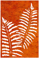 Corten-VALLA DE ACERO para jardín, planta de corte láser decorativa para exteriores