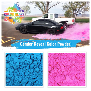 Baby Shower Powder 100% Corn Flour Gender Reveal Powder <b>Spray</b> Gender Reveal by Color Blue and <b>Pink</b> Gender Disclosure Party <b>Spray</b> - Product Image 2