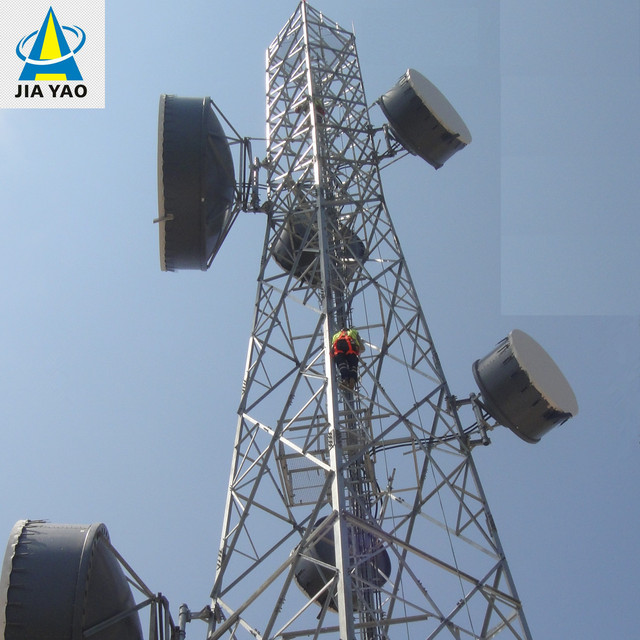 18 35 56 Meter Heavy Duty 4 Legged Angle Steel Tower for Long Range Signal