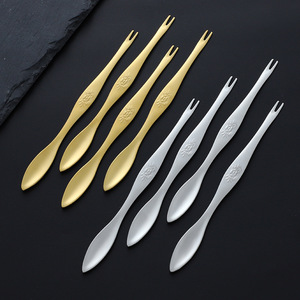 304 Stainless Steel Crab <b>Clips</b> Silver Gold Heavy Duty Seafood <b>Tools</b> - Product Image 2