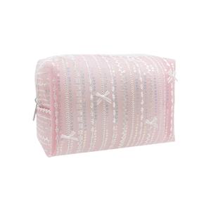 2025 haute qualité brodé paillettes conception femme Portable voyage maquillage pochette cosmétique maquillage sac pour filles cadeaux - Product Image 3