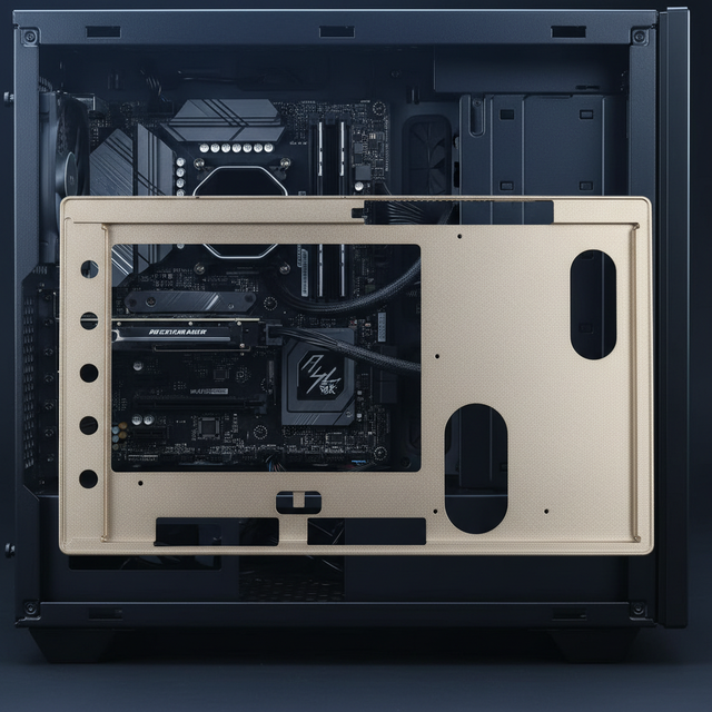 Metal Computer Case-Steel & Aluminium Powder Coated